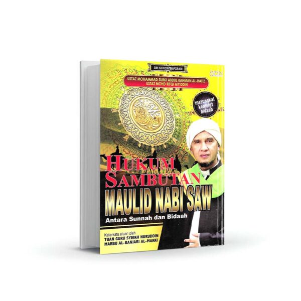 Mock Up Cover kitab Hukum Sambut Maulid Nabi